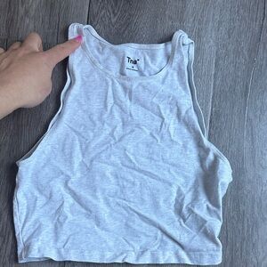 TNA Light Gray Women's Crop Top